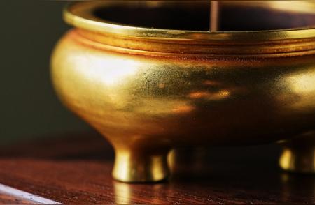 铜鎏金香炉：古老艺术的瑰宝