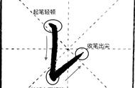 超高清图解楷书基本笔画，书法初学者必备