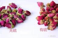 三招教你轻松辨别含硫玫瑰花茶