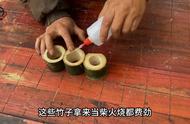 平凡竹子变身艺术品：小伙巧手制作绝美茶桌