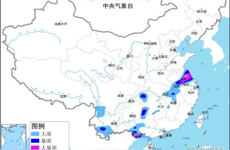 暴雨预警不解除！涉及8省份，降雨分布图详解