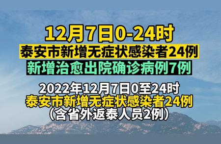 泰安市再现无症状感染，加强防疫需警醒