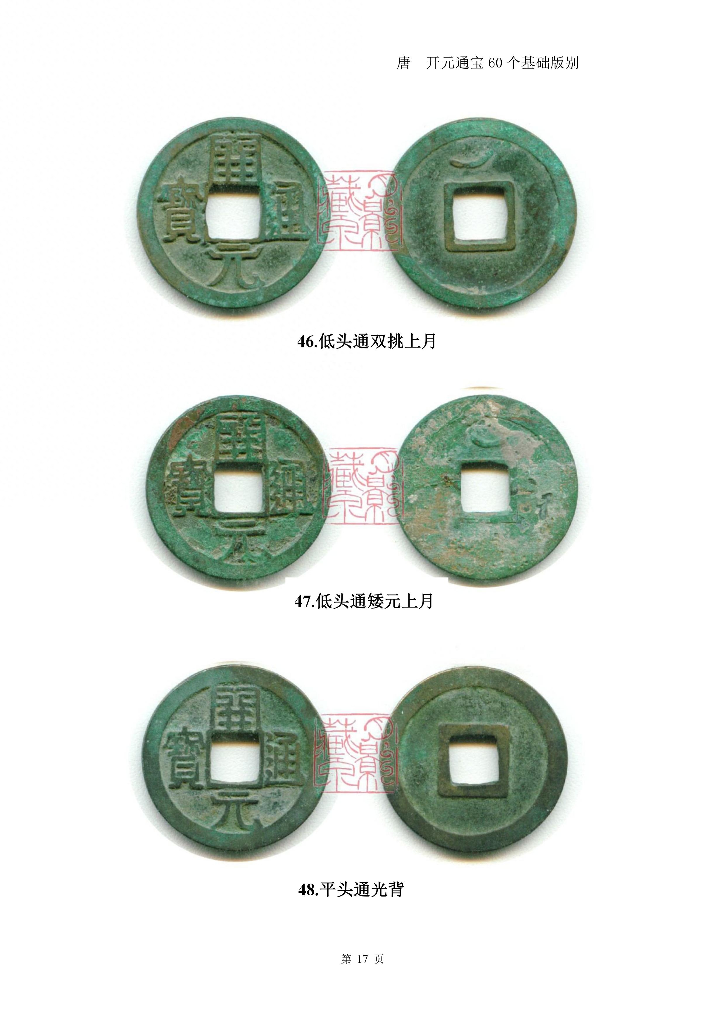 开元通宝60个基础版别