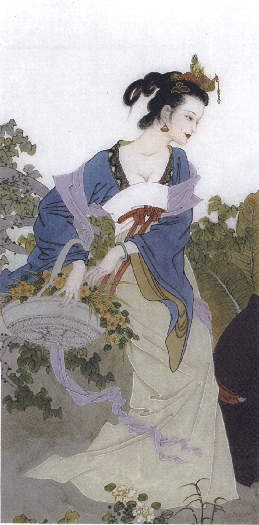 国画古代美人仕女图